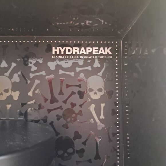 Hydrapeak Limited Edition Halloween Bling Bedazzled Skull Tumbler. BNWT/BOX. - Picture 9 of 10